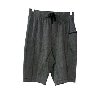 Lululemon For the People 11” Shorts Mens Gray Small Pocket Athletic Workout